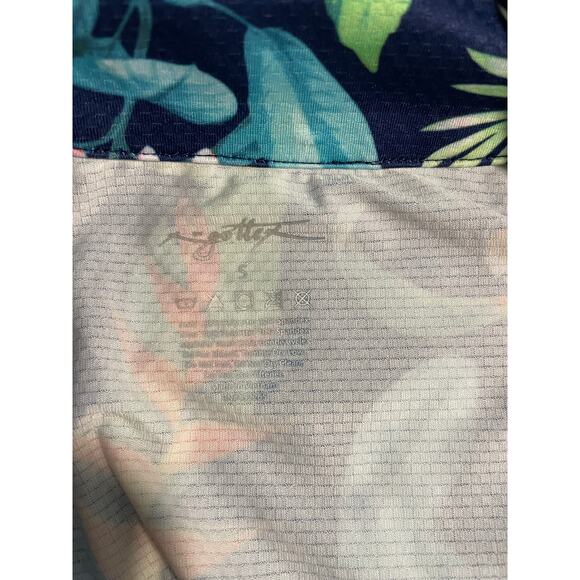 Gottex floral print long sleeve active half zip top small - Picture 9 of 9